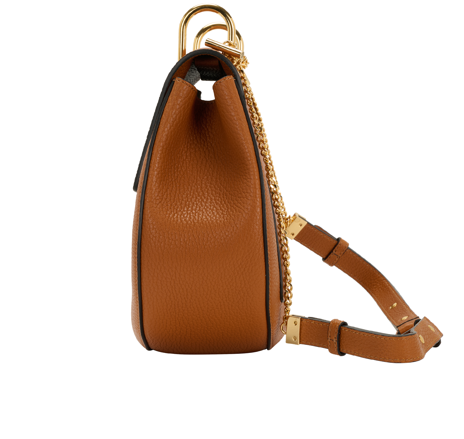 Medium Drew, &pound;375, Handbags, Tan, Leather, Bottom view